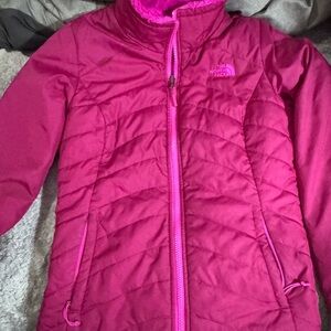 The North Face Pink Puffer Jacket Insulated Outdoor Wear